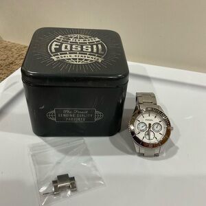 Fossil Stainless Steel Chronograph Watch